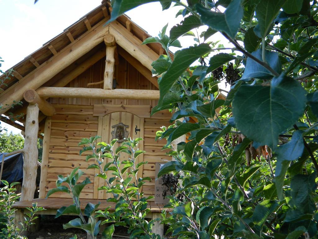 Glamping Organic Farm Slibar Villa Trzic ภายนอก รูปภาพ