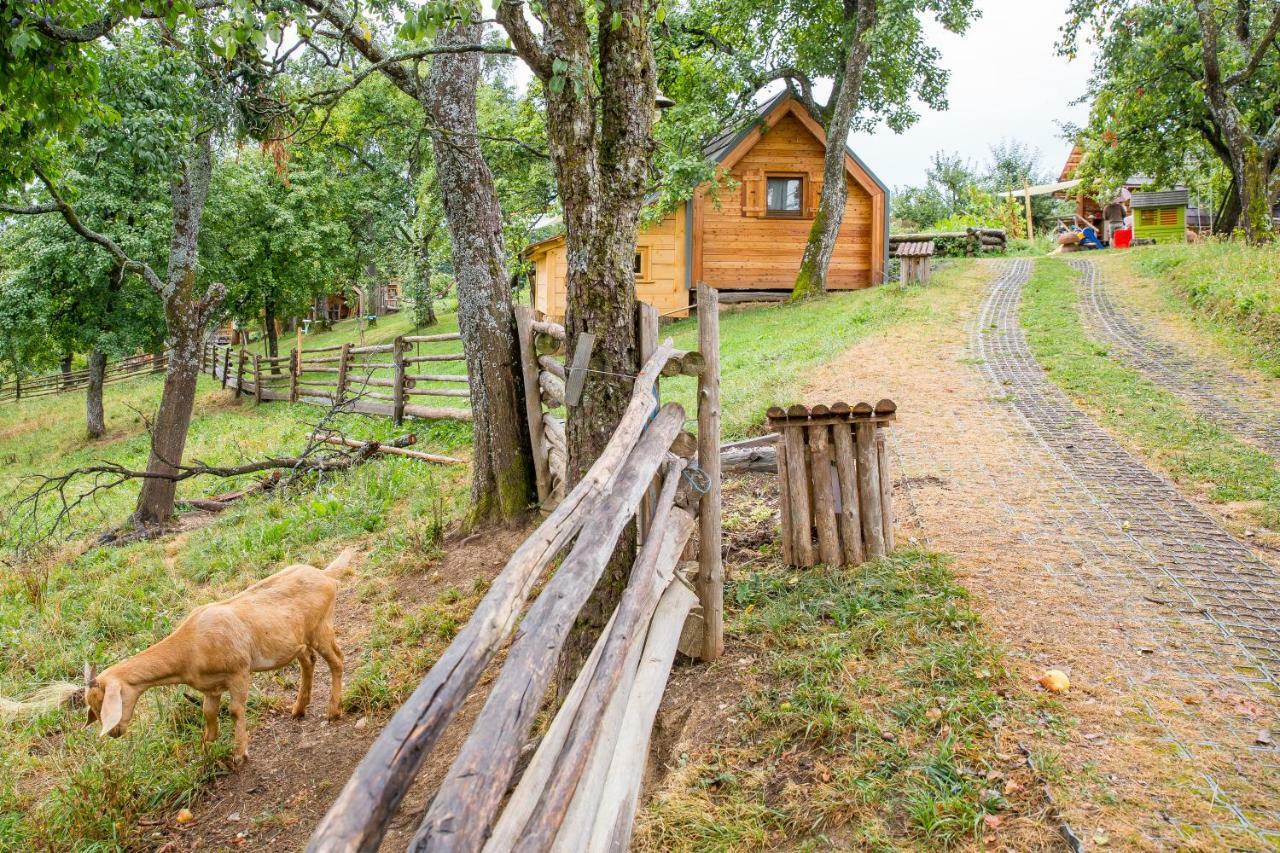 Glamping Organic Farm Slibar Villa Trzic ภายนอก รูปภาพ