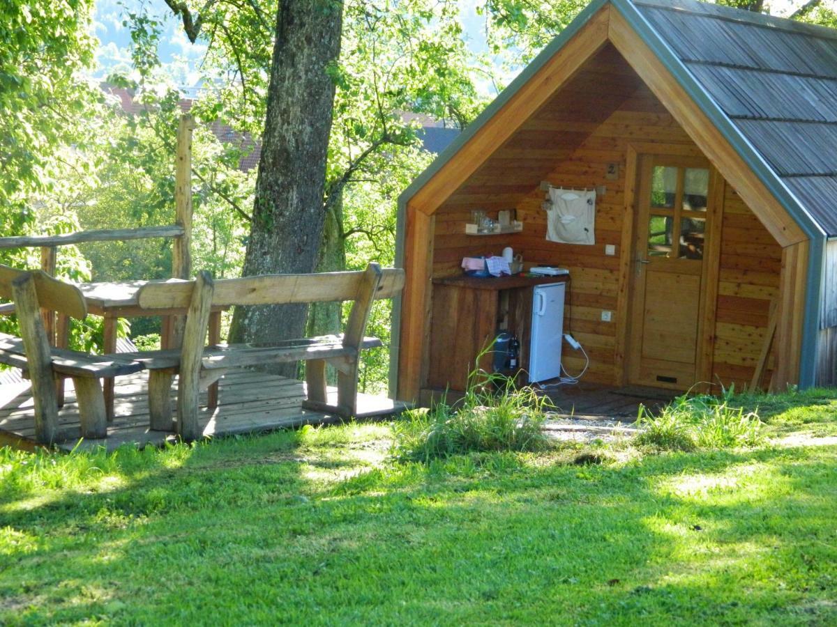 Glamping Organic Farm Slibar Villa Trzic ภายนอก รูปภาพ