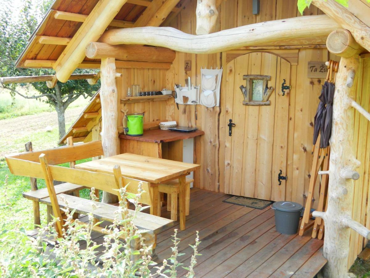 Glamping Organic Farm Slibar Villa Trzic ภายนอก รูปภาพ